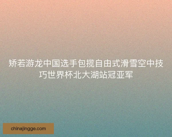 矫若游龙中国选手包揽自由式滑雪空中技巧世界杯北大湖站冠亚军